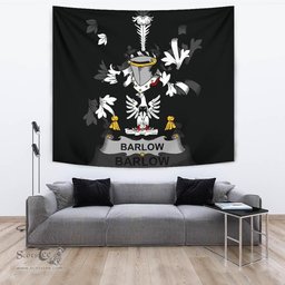 Irish Barlow Coat of Arms Family Crest Ireland Tapestry Irish Tapestry