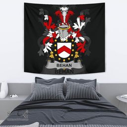 Irish Behan Coat of Arms Family Crest Ireland Tapestry Irish Tapestry