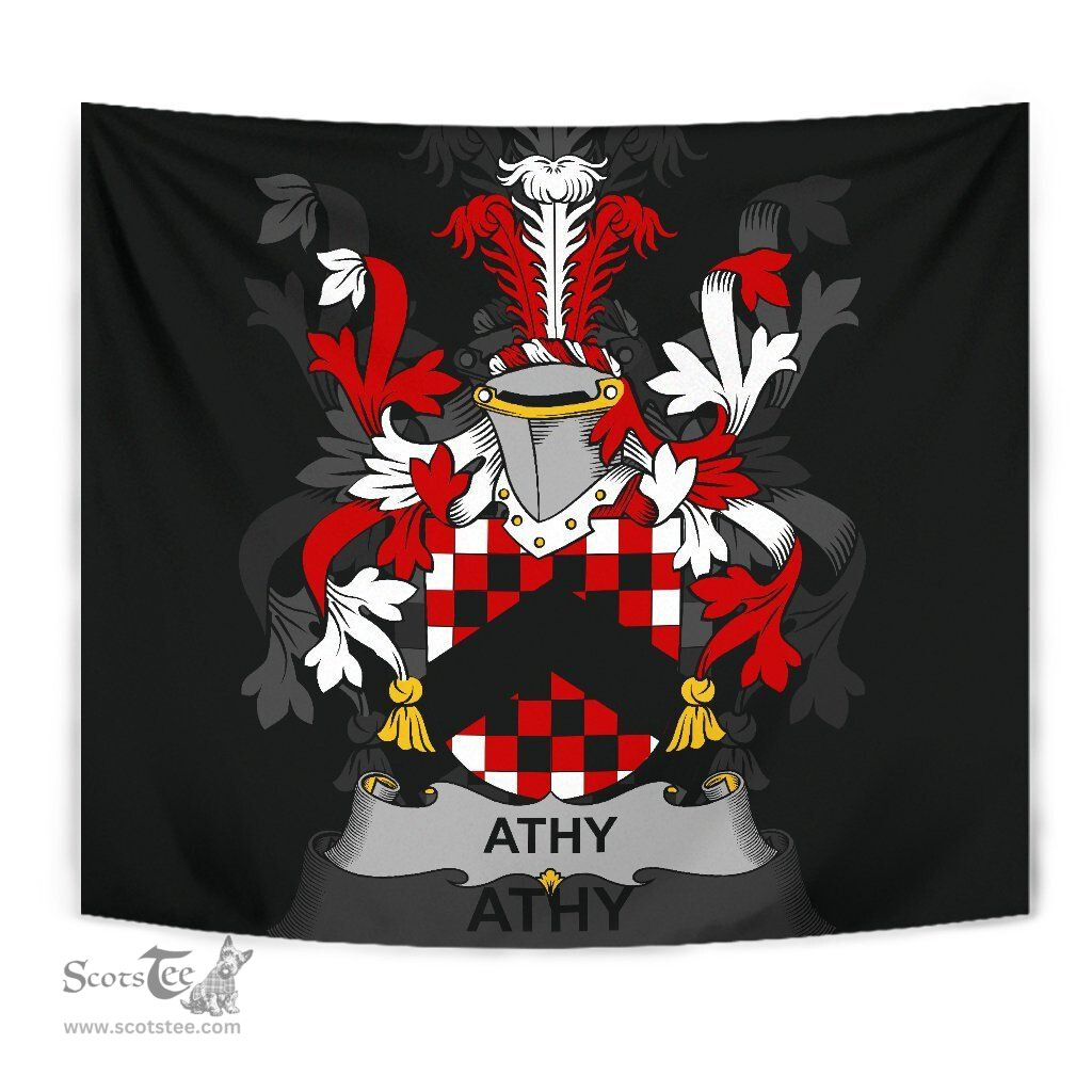 Irish Athy Coat of Arms Family Crest Ireland Tapestry Irish Tapestry