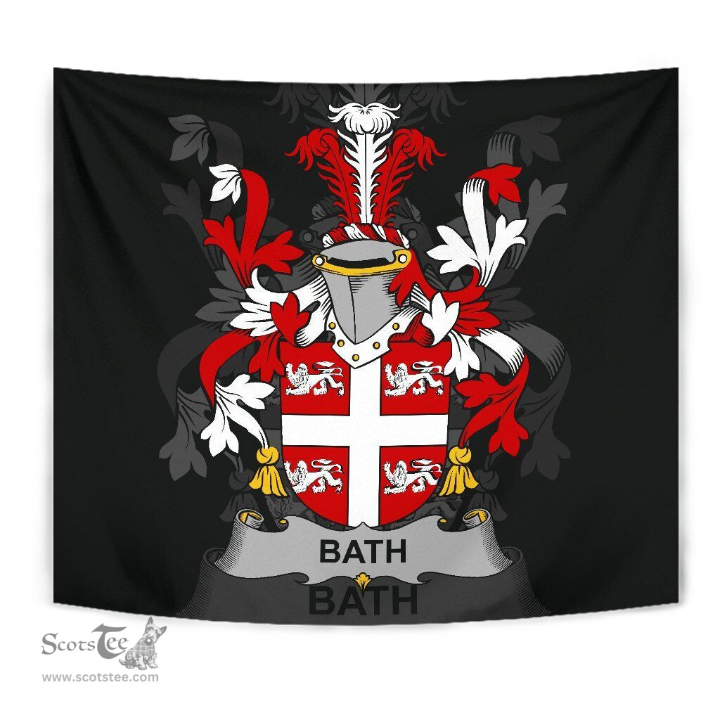 Irish Bath Coat of Arms Family Crest Ireland Tapestry Irish Tapestry