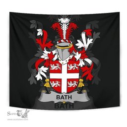 Irish Bath Coat of Arms Family Crest Ireland Tapestry Irish Tapestry