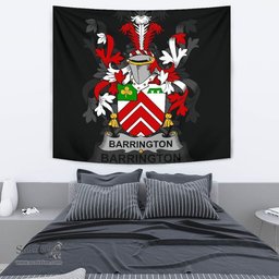 Irish Barrington Coat of Arms Family Crest Ireland Tapestry Irish Tapestry