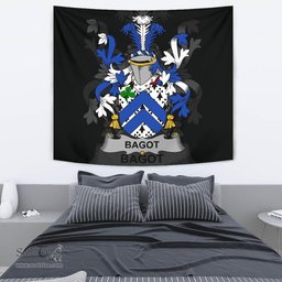 Irish Bagot Coat of Arms Family Crest Ireland Tapestry Irish Tapestry