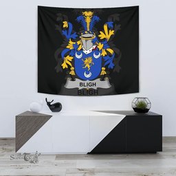 Irish Bligh Coat of Arms Family Crest Ireland Tapestry Irish Tapestry