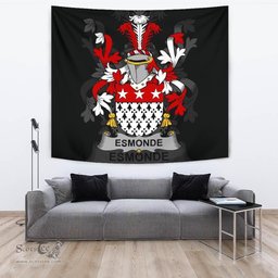 Irish Esmonde Coat of Arms Family Crest Ireland Tapestry Irish Tapestry
