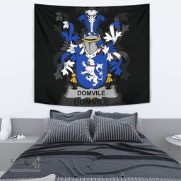 Irish Domvile Coat of Arms Family Crest Ireland Tapestry Irish Tapestry