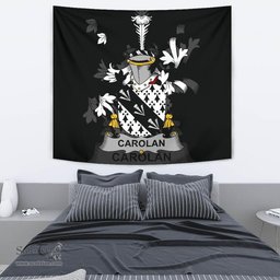 Irish Carolan Coat of Arms Family Crest Ireland Tapestry Irish Tapestry