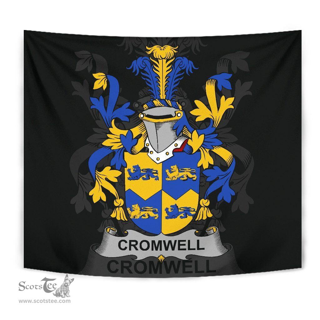 Irish Cromwell Coat of Arms Family Crest Ireland Tapestry Irish Tapestry
