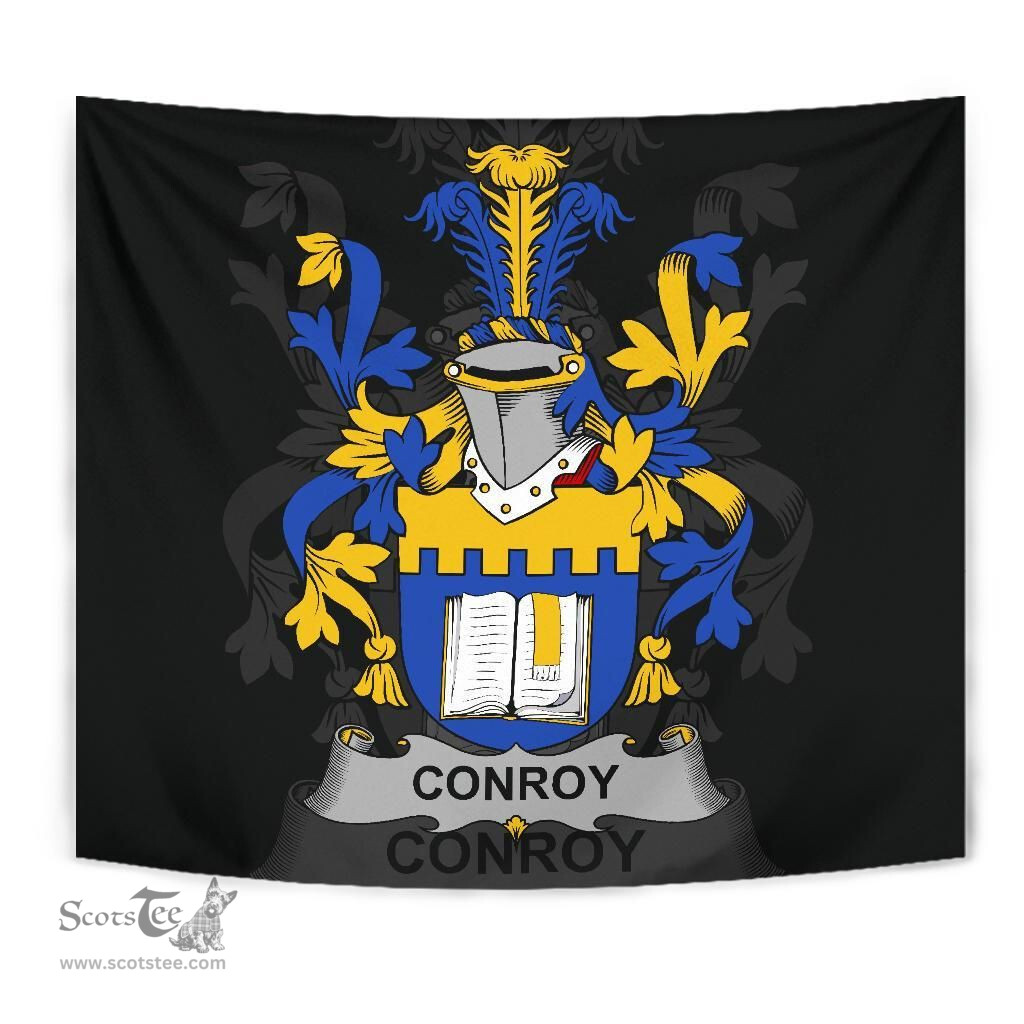Irish Conroy or O'Mulconroy Coat of Arms Family Crest Ireland Tapestry Irish Tapestry