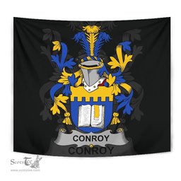 Irish Conroy or O'Mulconroy Coat of Arms Family Crest Ireland Tapestry Irish Tapestry