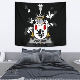 Irish Crosbie or McCrossan Coat of Arms Family Crest Ireland Tapestry Irish Tapestry
