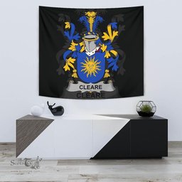 Irish Cleare Coat of Arms Family Crest Ireland Tapestry Irish Tapestry