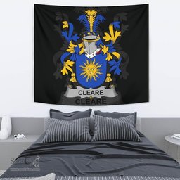 Irish Cleare Coat of Arms Family Crest Ireland Tapestry Irish Tapestry
