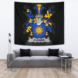 Irish Cleare Coat of Arms Family Crest Ireland Tapestry Irish Tapestry