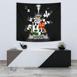 Irish Dancer Coat of Arms Family Crest Ireland Tapestry Irish Tapestry