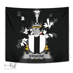 Irish Erskine Coat of Arms Family Crest Ireland Tapestry Irish Tapestry