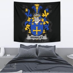 Irish Brinkley Coat of Arms Family Crest Ireland Tapestry Irish Tapestry