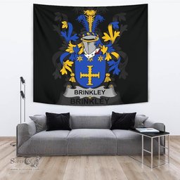 Irish Brinkley Coat of Arms Family Crest Ireland Tapestry Irish Tapestry