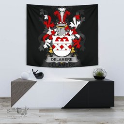 Irish Delamere Coat of Arms Family Crest Ireland Tapestry Irish Tapestry