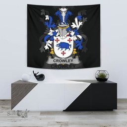 Irish Crowley or O'Crouley Coat of Arms Family Crest Ireland Tapestry Irish Tapestry