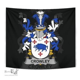 Irish Crowley or O'Crouley Coat of Arms Family Crest Ireland Tapestry Irish Tapestry