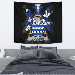 Irish Coulter or O'Coulter Coat of Arms Family Crest Ireland Tapestry Irish Tapestry
