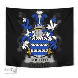 Irish Coulter or O'Coulter Coat of Arms Family Crest Ireland Tapestry Irish Tapestry