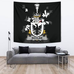 Irish Boylan or O'Boylan Coat of Arms Family Crest Ireland Tapestry Irish Tapestry