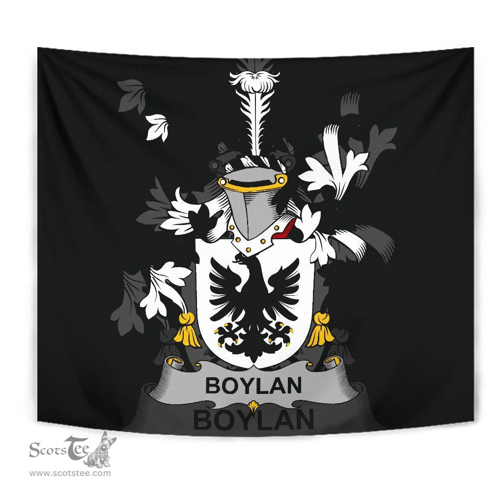 Irish Boylan or O'Boylan Coat of Arms Family Crest Ireland Tapestry Irish Tapestry