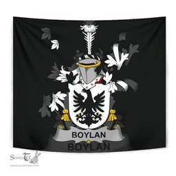 Irish Boylan or O'Boylan Coat of Arms Family Crest Ireland Tapestry Irish Tapestry