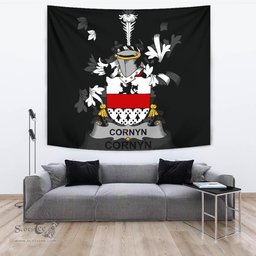 Irish Cornyn or O'Cornyn Coat of Arms Family Crest Ireland Tapestry Irish Tapestry