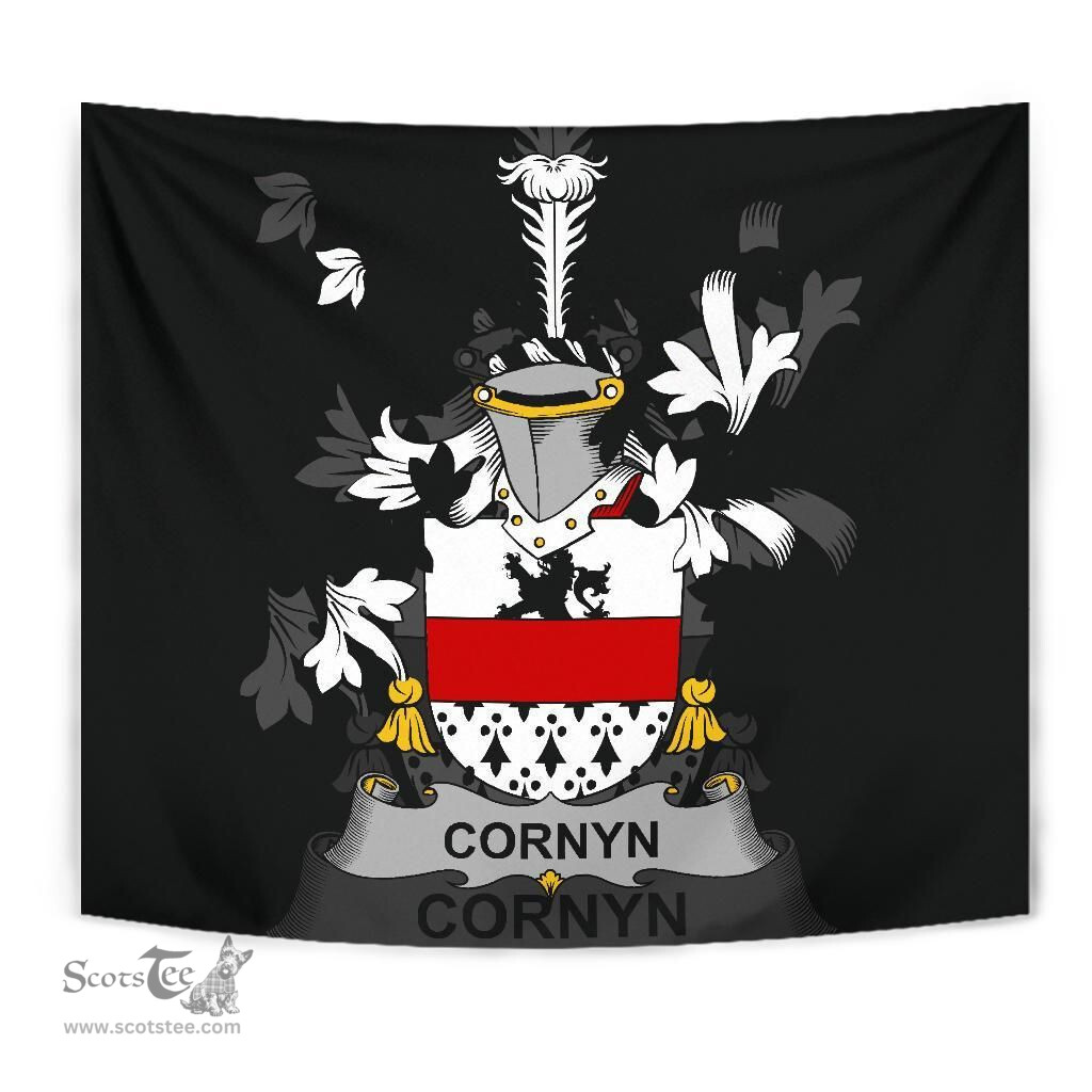Irish Cornyn or O'Cornyn Coat of Arms Family Crest Ireland Tapestry Irish Tapestry