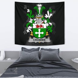 Irish Crombie Coat of Arms Family Crest Ireland Tapestry Irish Tapestry