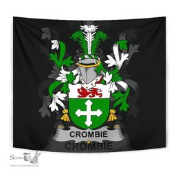 Irish Crombie Coat of Arms Family Crest Ireland Tapestry Irish Tapestry