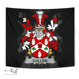 Irish Cullen or O'Cullen Coat of Arms Family Crest Ireland Tapestry Irish Tapestry