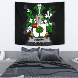 Irish Crowe or McEnchroe Coat of Arms Family Crest Ireland Tapestry Irish Tapestry