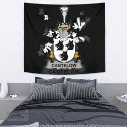 Irish Cantelow (e) Coat of Arms Family Crest Ireland Tapestry Irish Tapestry