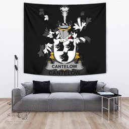 Irish Cantelow (e) Coat of Arms Family Crest Ireland Tapestry Irish Tapestry