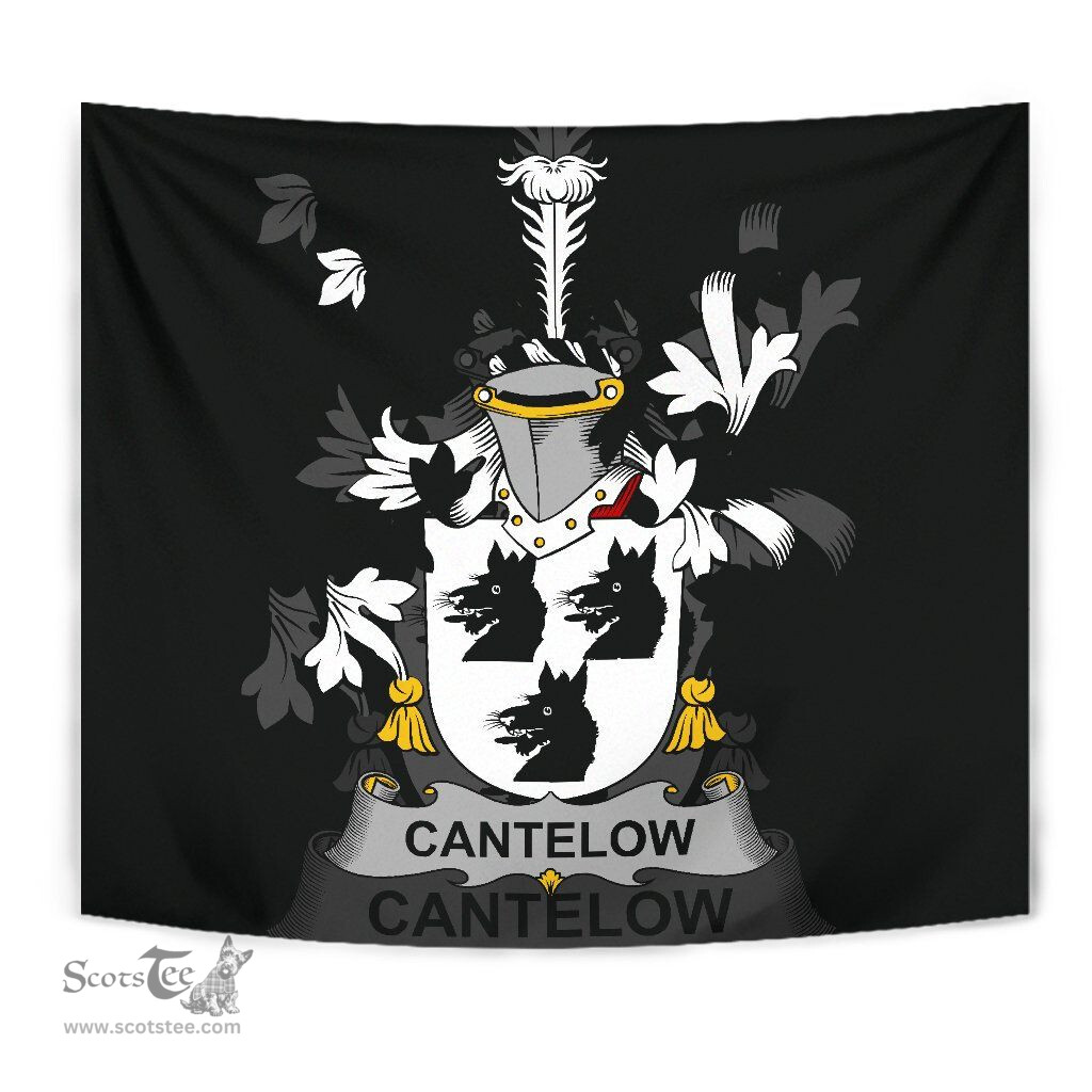 Irish Cantelow (e) Coat of Arms Family Crest Ireland Tapestry Irish Tapestry