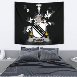 Irish Dawney or Dawnay Coat of Arms Family Crest Ireland Tapestry Irish Tapestry