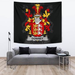 Irish Downey or O'Downey Coat of Arms Family Crest Ireland Tapestry Irish Tapestry