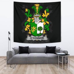 Irish Connor or O'Connor (Sligo) Coat of Arms Family Crest Ireland Tapestry Irish Tapestry