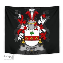 Irish Disney Coat of Arms Family Crest Ireland Tapestry Irish Tapestry
