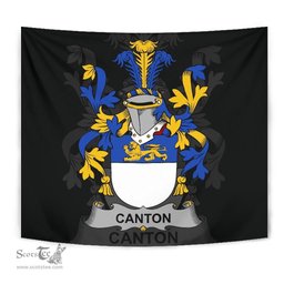 Irish Canton Coat of Arms Family Crest Ireland Tapestry Irish Tapestry