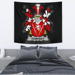 Irish Dempsey or O'Dempsey Coat of Arms Family Crest Ireland Tapestry Irish Tapestry