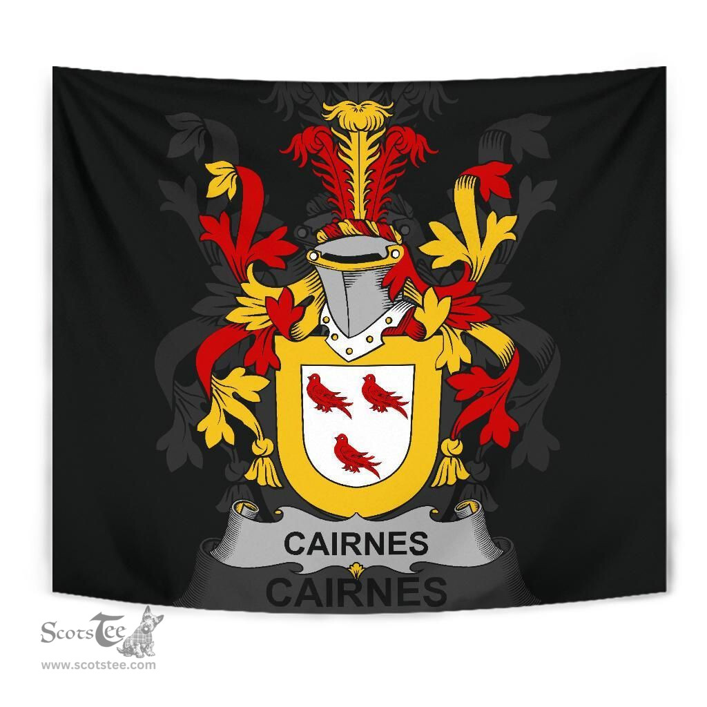 Irish Cairnes Coat of Arms Family Crest Ireland Tapestry Irish Tapestry