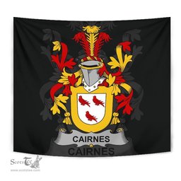 Irish Cairnes Coat of Arms Family Crest Ireland Tapestry Irish Tapestry