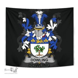 Irish Dowling or O'Dowling Coat of Arms Family Crest Ireland Tapestry Irish Tapestry