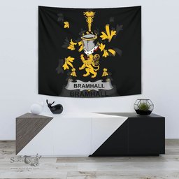 Irish Bramhall Coat of Arms Family Crest Ireland Tapestry Irish Tapestry