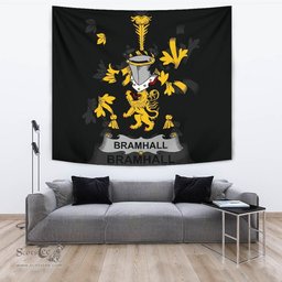 Irish Bramhall Coat of Arms Family Crest Ireland Tapestry Irish Tapestry